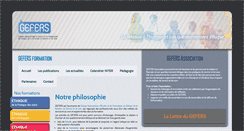 Desktop Screenshot of gefers.fr